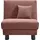 Ell + Ell Sessel Enny Polyester 85 x 85 x 100 cm Rot mit Rollen