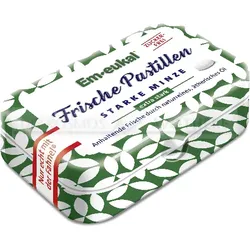EM-EUKAL Frische Pastillen starke Minze zuckerfrei 20 g