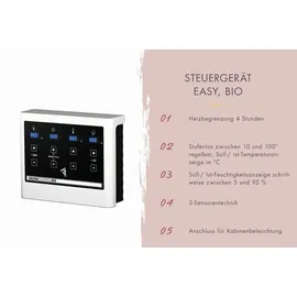 Karibu Hytti 6 inkl. 9 kW Bio-Kombiofen + int. Steuerung
