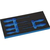 WERA F5030458 Werkzeugmodul Leereinlage 1/3-Modul passend für 4000 871 286, 6-t - Wera