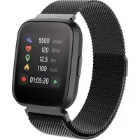 Smartwatch Forever ForeVigo 2 SW-310 schwarz für Damen und Herren - Schwarz