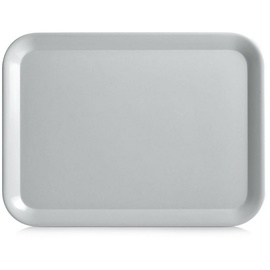 Zeller Melamintablett, grau, 44 x 32,5 cm,