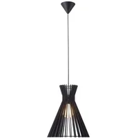 Nordlux Groa 1-flg. 34x41 cm rechteckig schwarz Holz