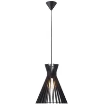 Nordlux Groa 1-flg. 34x41 cm rechteckig schwarz Holz