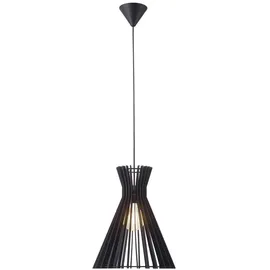 Nordlux Groa 1-flg. 34x41 cm rechteckig schwarz Holz