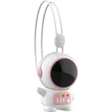 Tragbarer, Zweistufiger, Klingenloser Nackenventilator, Mini-hängeventilator, Usb-aufladbar, Tragbarer Persönlicher Ventilator Für Drinnen Und Draußen, Rosa Astronautenform