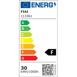 Fiai IsoLED LED Fluter 30W Aluminium, Glas, Kunststoff, Metall 2400lm IP65 schwarz