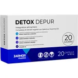 Detox 20 Kapseln Leber Komplex | Leberformel Mit Silymarin, Mariendistel, Artischockenextrakt Hochdosiert + Fenchel, Papaya, Echinacea, Selen Und Vitamin D3 | J.Armor Pharma Glutenfrei, Vegan