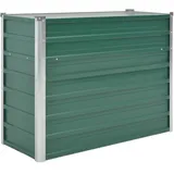 vidaXL Garten-Hochbeet verzinkter Stahl rechteckig 100 x 40 x 77 cm Grün  