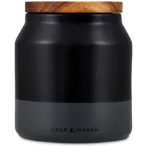 Cole & Mason Hinxton Aufbewahrungsbehälter schwarz 12 cm