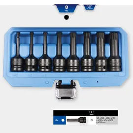 BRILLIANT TOOLS Kraft-Bit-Stecknuss-Satz XZN 8-tlg.