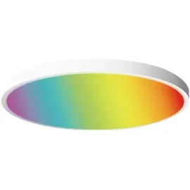 Logilink SH0122 - Wi-Fi Smart Deckenleuchte mit 140° Ausstrahlungswinkel, Tuya kompatibel, unterstützt Amazon Alexa und Google Home, Weiß