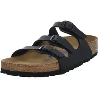 Birkenstock Classic Florida Birko-Flor Softfootbed 53011, Pantoletten, Schwarz (Schwarz 49), 43 EU (9 UK) - 43 EU