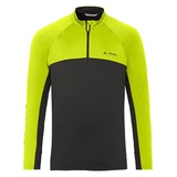 Vaude Virt Qzip Ls Ii T-Shirt, Neon Yellow/Black, L