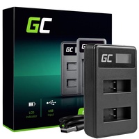 Green Cell Green Cell® AHBBP-501 Akkuladegerät Batterie für Digitalkamera USB