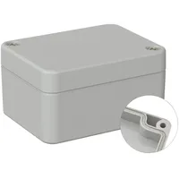 TRU Components TC-9065436 Outdoor-Gehäuse Polycarbonat Lichtgrau (RAL 7035) 1