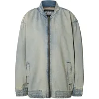 URBAN CLASSICS Ladies Oversized Skater Jacket - blau