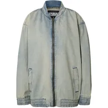 URBAN CLASSICS Ladies Oversized Skater Jacket - blau