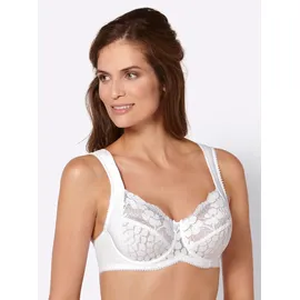 MISS MARY OF SWEDEN Jacquard & Lace Bügel-BH Weiss 80C