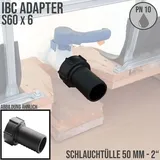 IBC Container-Adapter S60x6 Stutzen 2" (50 mm) grau
