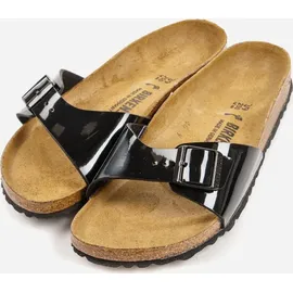 Birkenstock Madrid Birko-Flor Lack schmal schwarz lack 38