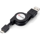 Equip 128595 USB Kabel 1.0m , Schwarz