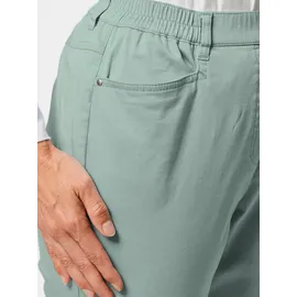 GOLDNER Satin-Baumwollhose Schlupfhose Mintgrün 54