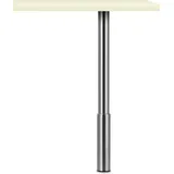 Naber Trampolo 1 rund, edelstahlfarbig, 620-800mm edelstahlfarbigmit Höhenverstellung...