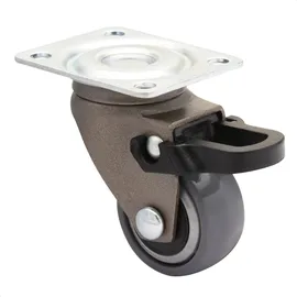 Wagner Möbel-Lenkrolle 3C-Serie mit Feststeller Tragkraft 12 kg Anthrazit Ø25 mm