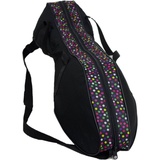 Aves-24 Waveboard WAVEBOARDTASCHE bis 90 cm Waveboard Tasche bag Transporttasache, 4_Dots schwarz