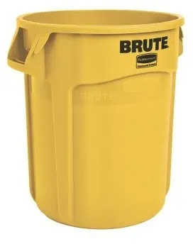 Hardwex Kunststoffbehälter Round brute 75,7 l, gelb