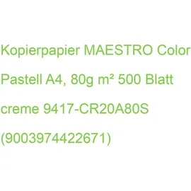 Mondi BUSINESS PAPER 80g MAESTRO color A4 9417-CR20A80S