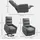Homcom Fernsehsessel mit Aufstehhilfe Elektrisch Polyester 62 x 105 x 86,5 cm Dunkelgrau mit Fernbedienung