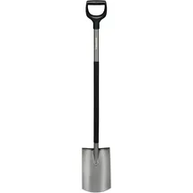 Fiskars Ergonomic Gärtnerspaten rund, grau (1066710)