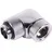 Alphacool HF Winkeladapter 90° drehbar G1/4 AG auf G1/4 IG - Chrome (17056)