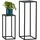 bremermann Blumenhocker 30 x 90 cm Schwarz