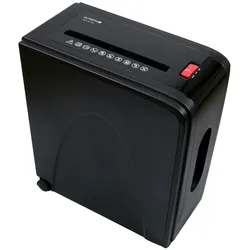 OLYMPIA Aktenvernichter Partikelschnitt Sicherheitsstufe P4 PS 57CC Plus Schwarz