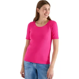 Cecil Basic T-Shirt mit Rundhals in Unifarbe