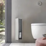 EMCO Asis Plus WC-Modul 49,2 x 15,4 cm Grau/Weiß Aluminium