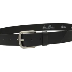 Ledergürtel ANNAMATONI, Damen, Gr. 85, schwarz, Leder, unifarben, casual,klassisch,modisch,sportlich, Gürtel, Rustikale Optik