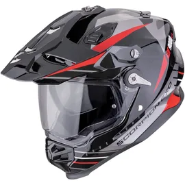 Scorpion ADF-9000 Air Feat Schwarz/Silber/Rot M