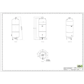 Buderus Reflexomat RG 6 bar 800 l Grau