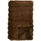 House Nordic Lærke Plaid 130 x 180 cm Braun