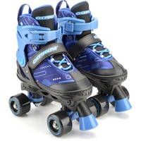 Osprey Kinder-Rollschuhe, verstellbare Quad-Skates, ab 5 Jahren, Blau, Größe M
