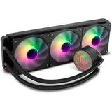 Nox-Xtreme NOX NXHUMMERM360ARGB, CPU Wasserkühler, Schwarz