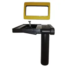 keenberk Überlauf 90° für Küchenspüle rechteckig 54 x 80 mm Edelstahl
