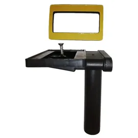 keenberk Überlauf 90° für Küchenspüle rechteckig 54 x 80 mm Edelstahl