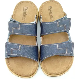 Fischer Markenschuh Slides Blau 44
