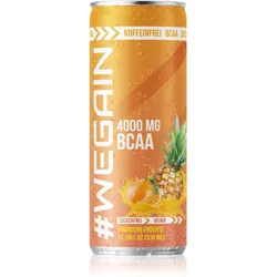 WEGAIN BCAA Drink 4000 mg Energy-Drink mit Aminosäuren Geschmack Tropical 330 ml