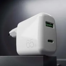 PURO 65W GaN USB-A USB-C wall charger -